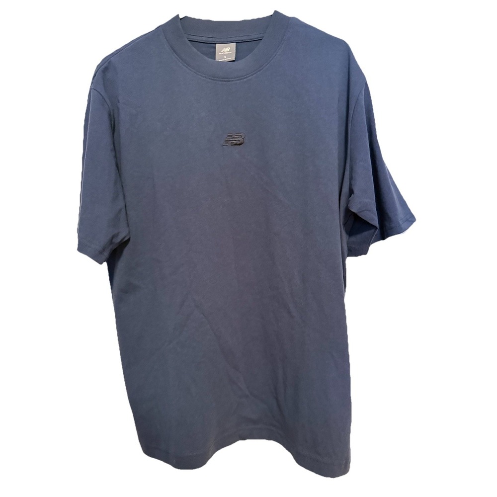 Men's NWT New Balance Oversized Navy Short Sleeve‎ T-Shirt Small